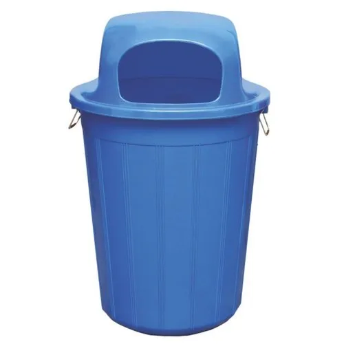 Blue Round PVC Dustbin