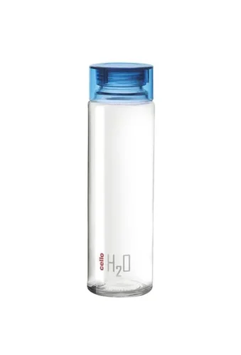 Cello H2o Borosilicate Glass Water Bottle