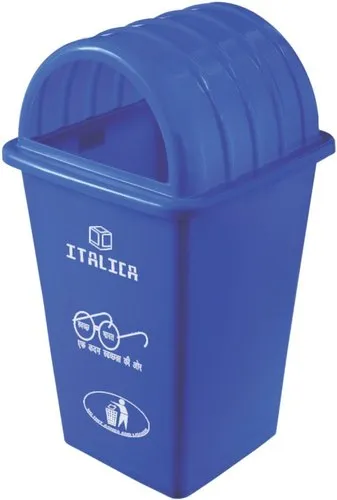 Blue Italica PVC Plastic Dustbin